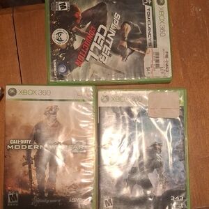 Green Xbox 360 Video Games Collection